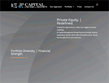 Tablet Screenshot of jpcapitalmanagement.com